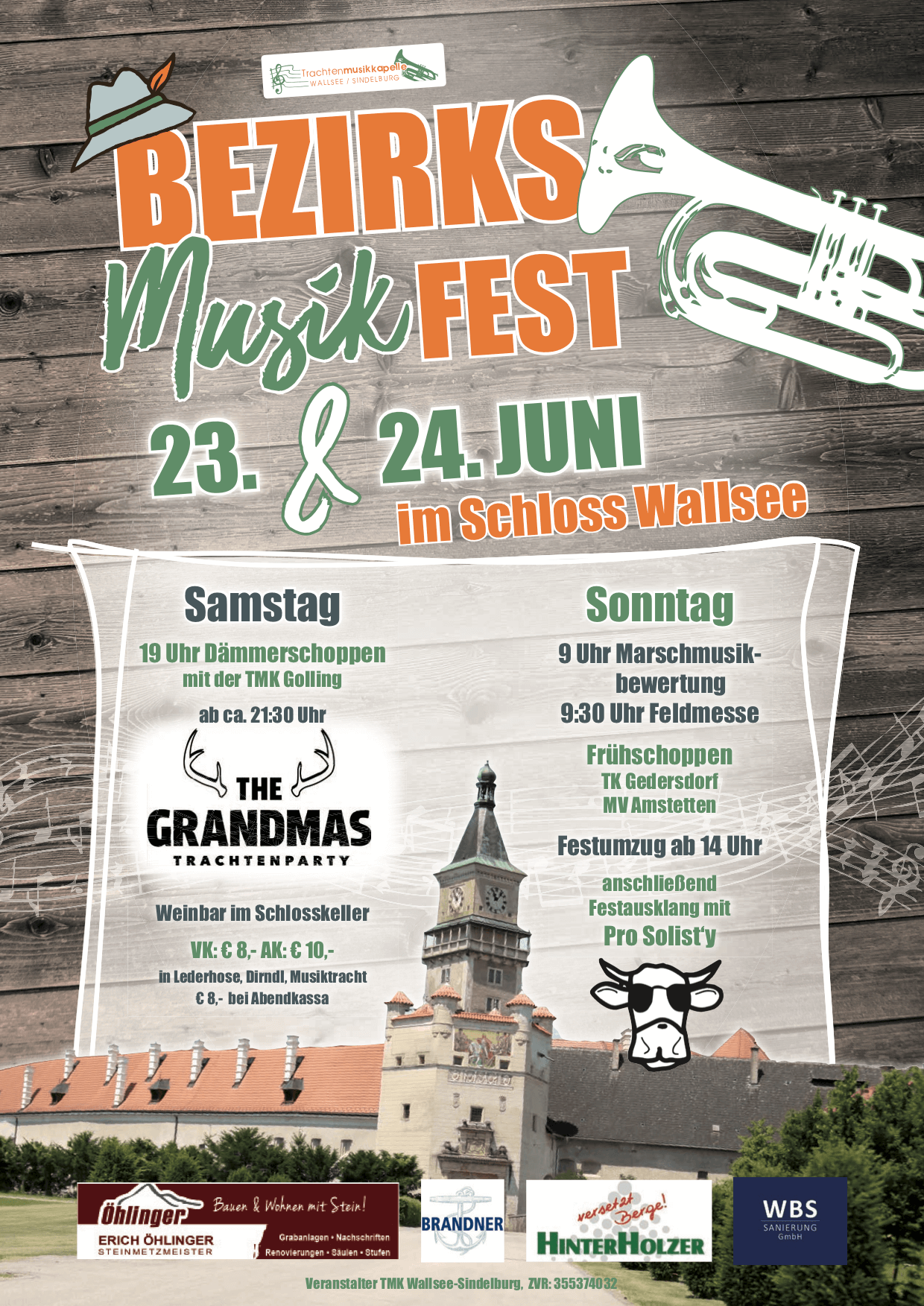 Bezirksmusikfest Wallsee 2018